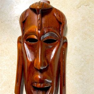African wooden carving